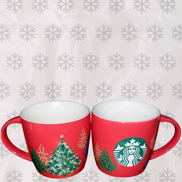 Starbucks Other - Starbucks Red Holiday Trees Siren Mug-2020